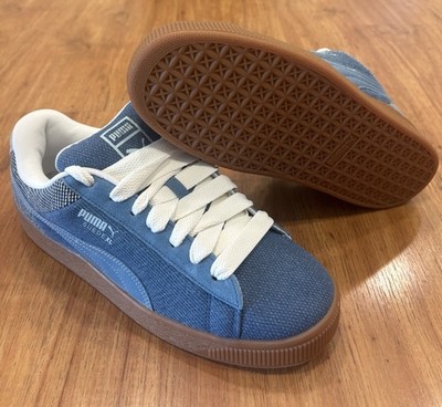 [398397-01] MENS PUMA SUEDE XL DENIM BRAND NEW Sz 6 Mens