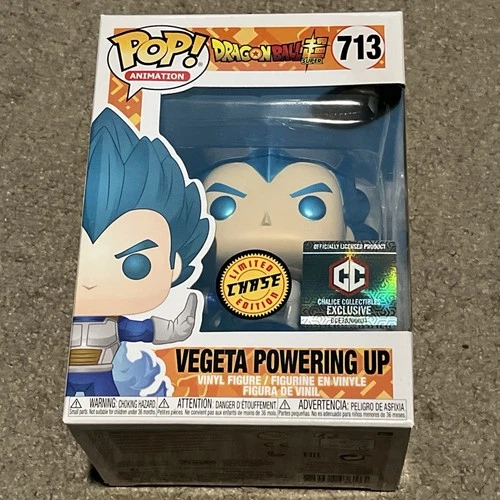Funko Pop! Vinyl: Dragon Ball - Vegeta Powering Up (Metallic) Chase Chalice 713