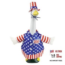 4th of July Porch Goose Outfits Summer Porch Goose Outfit for 23 Inch Lawn