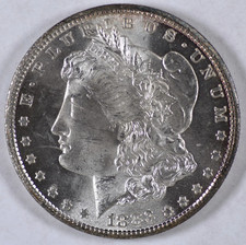 1883-CC $1 Morgan Silver D*ollar Key Date Carson City BU