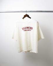 Honor The Gift Floral Cover T-Shirt Mens L Cream