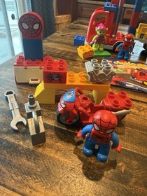 Lego Duplo Spider-Man Lot 10607 Bike and 10608 Spider Truck Adventure Complete