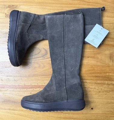 Naturalizer Tall Comfort Boots Suede Leather 5.5 New