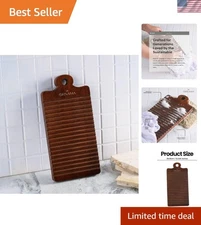 Wooden Washboard Non Slip Hand Laundry Board for Delicates Travel Home Use