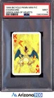 Pokemon 1999 Charizard Green King of Hearts Bicycle Mini Playing Cards PSA 9