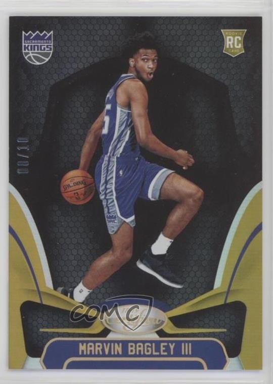 2018-19 Certified Mirror Gold 8/10 Marvin Bagley III #152 Rookie RC 1nf5
