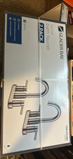 Home Glacier Bay Dorind 4 in. Centerset Bathroom Faucet in Polished Chrome 2-Pack