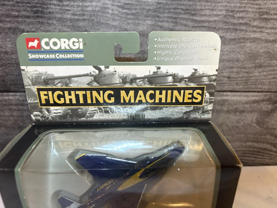 NEW CORGI SHOWCASE COLLECTION BLUE ANGELS 4-PHANTOM U.S. NAVY #4 SHOWCASE - Image 2 of 4