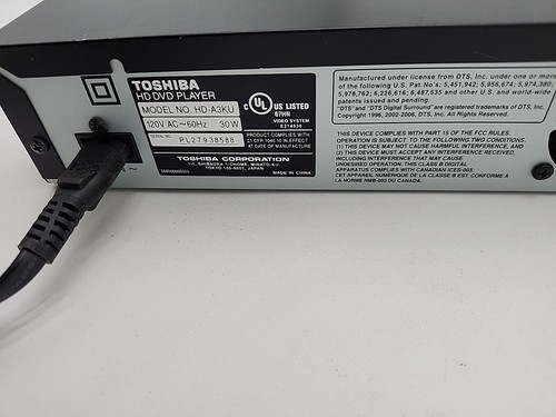 Toshiba HD DVD Player HD-A3KU - Picture 8 of 10