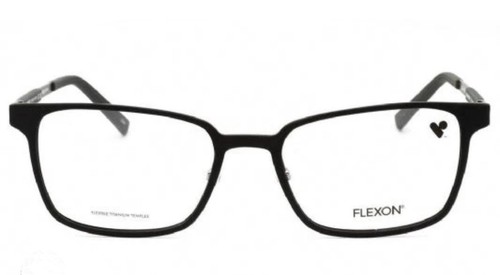 FLEXON Eyeglasses EP8007 002 54mm Black Flex Titanium Arms Mens OPHTHALMIC FRAME - Picture 2 of 10