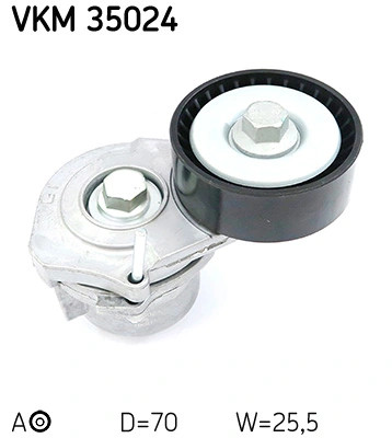 Tensor de correa SKF VKM 35024 galet tendeur alternateur auto pour moteur OE 134026