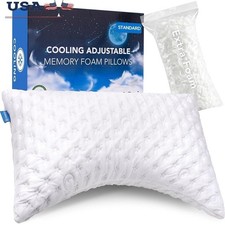 Memory Foam Pillow Cloud Comfort Cooling Support Pain Relief Side Sleepers New