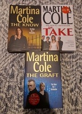 Martina Cole Book Bundle Job Lot x3 Hard Back - The Take, The Know, The Graft