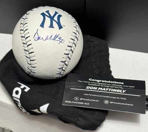 2025 Fanatics Under Wraps Don Mattingly Autographed Baseball