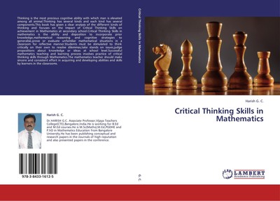 Critical Thinking Skills in Mathematics Harish G. C.