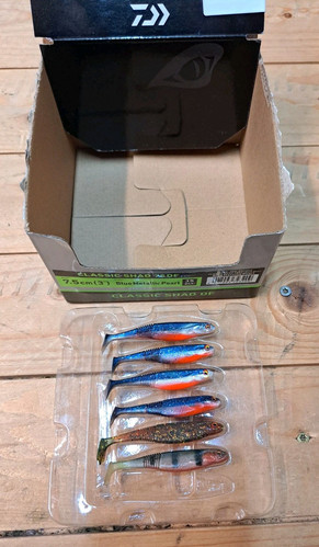 6 × Daiwa "Prorex Classic Shad 75DF" Gummifische (NEU mit OVP) Kunstköder Angeln - Bild 2 von 5