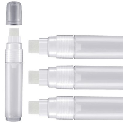 4 Stück Lackstifte 15 mm leer Acryl Permanent Marker klar weiß Marker2900