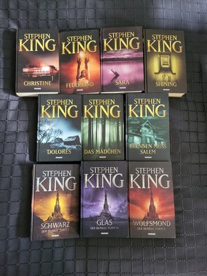 Stephen King Weltbild Sammleredition 10 Bände  Glas Wolfsmond Schwarz Salem Sara
