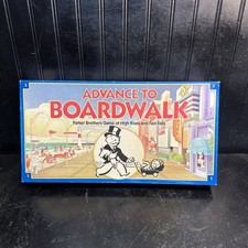 1985  Advance To Boardwalk Board Game Parker Brothers Monopoly