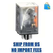 SCHNEIDER 8501KPDR12V53 General Purpose Relay, 24VDC, 10A, 8Pins 2DT24