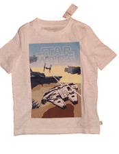 Gap Kids Gap Factory Star Wars Boys Size XS 4-5 Short Sleeve Tee Shirt NWT