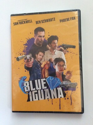 Blue Iguana DVD Sam Rockwell Ben Schwartz Phoebe Fox Mullets Crooks Heist London