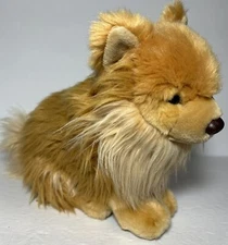 GANZ Webkinz Signature Pomeranian Dog Plush REALISTIC Long Hair Toy NO CODE 14"