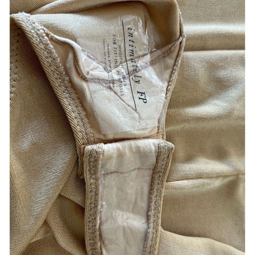 Free People Kaya Keyhole Long Sleeve Bodysuit Gold Size S NWT - Picture 3 of 5