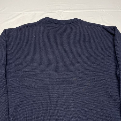 Vintage 90s Golf Sweater Mens Large Golfing Art Logo Blue Pullover Hipster IZOD - Picture 4 of 10