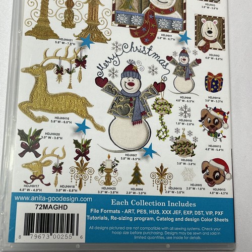 Anita Goodesign Maschinenstickerei CD Mini Collection Jolly Holiday 3 - Bild 3 von 4