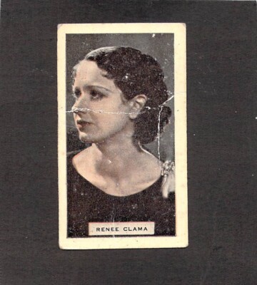 Y2850 Godfrey Phillips British Film Stars Renee Clama #26 Trade Card