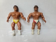 Greg Gagne & Jim Brunzell | High Flyers | AWA NWA Wrestling Figures | Remco 1985