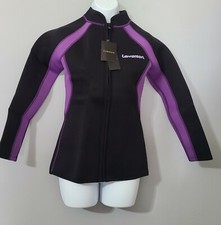 Lemorecn Wetsuit Jacket Black/Purple Size 10