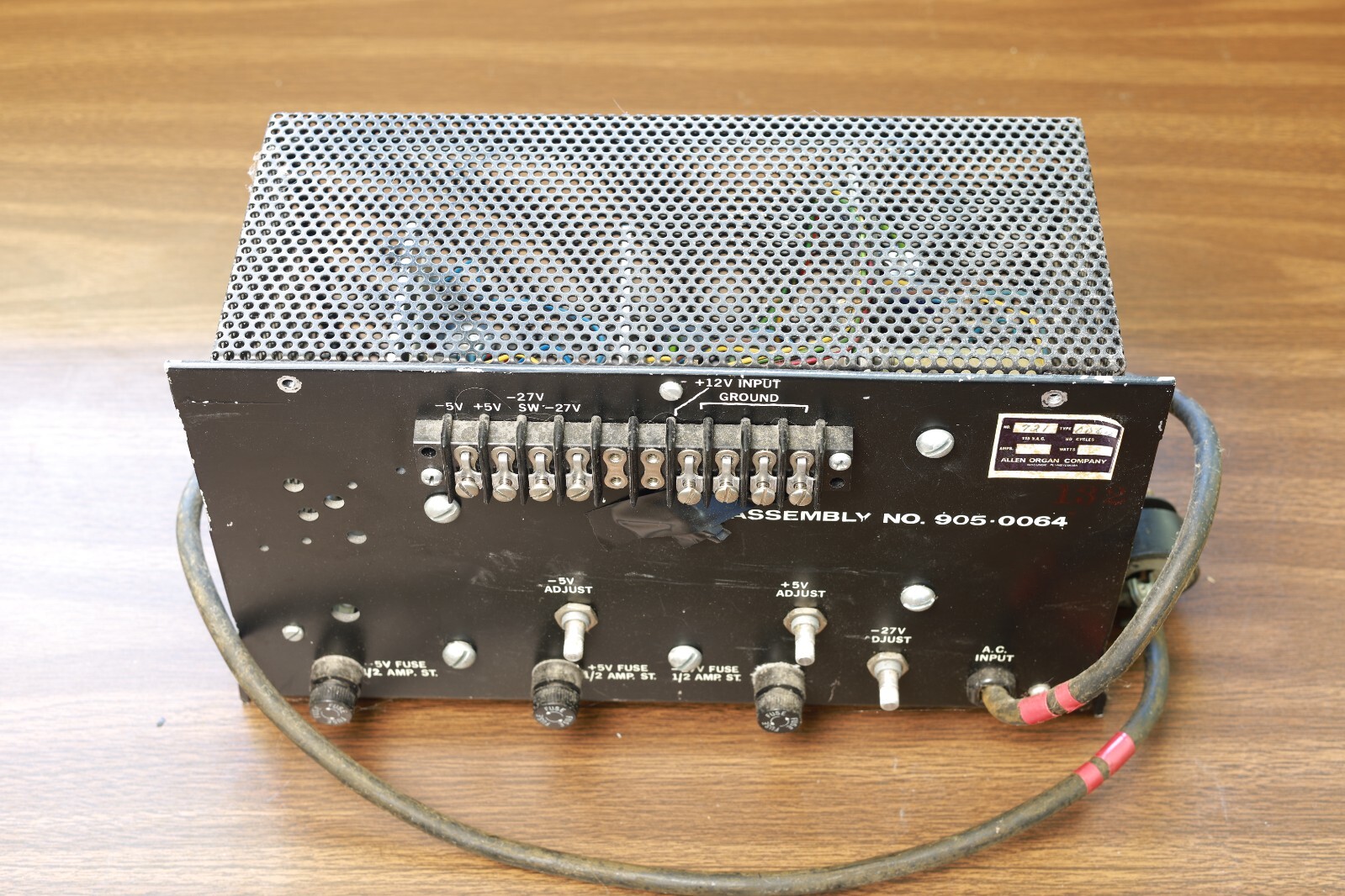 Allen power supply from 900 series organ eBay