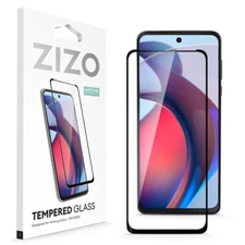 ZIZO TEMPERED GLASS Screen Protector for Moto G Stylus 5G 2023 9H Hardness Black