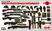 Icm 35688 - Wwi Us Infantry Weapon And Equipment - 1:35