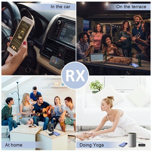 2in1 Bluetooth Transmitter & Receiver Wireless A2DP for Home TV Stereo Audio - Picture 10 of 12
