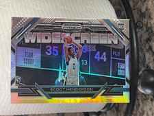 2023 Prizm Draft Picks Scoot Henderson Silver Widescreen Portland Trailblazers