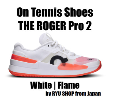 On Women's Tennis Shoes THE ROGER Pro 2 3we1033 White / Flame