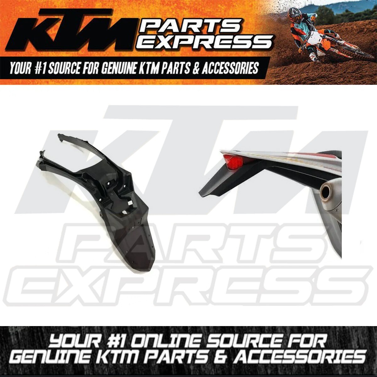 NEW OEM KTM LICENSE PLATE HOLDER USA 250 350 450 500 EXC-F 2017