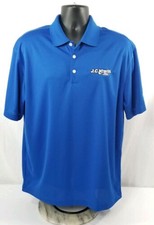 Nike Golf Dri Fit Mens Blue Polo Large 