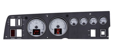 Dakota Digital 68-70 Charger Super Bee Analog Gauge System Silver HDX-68D-CHG-S