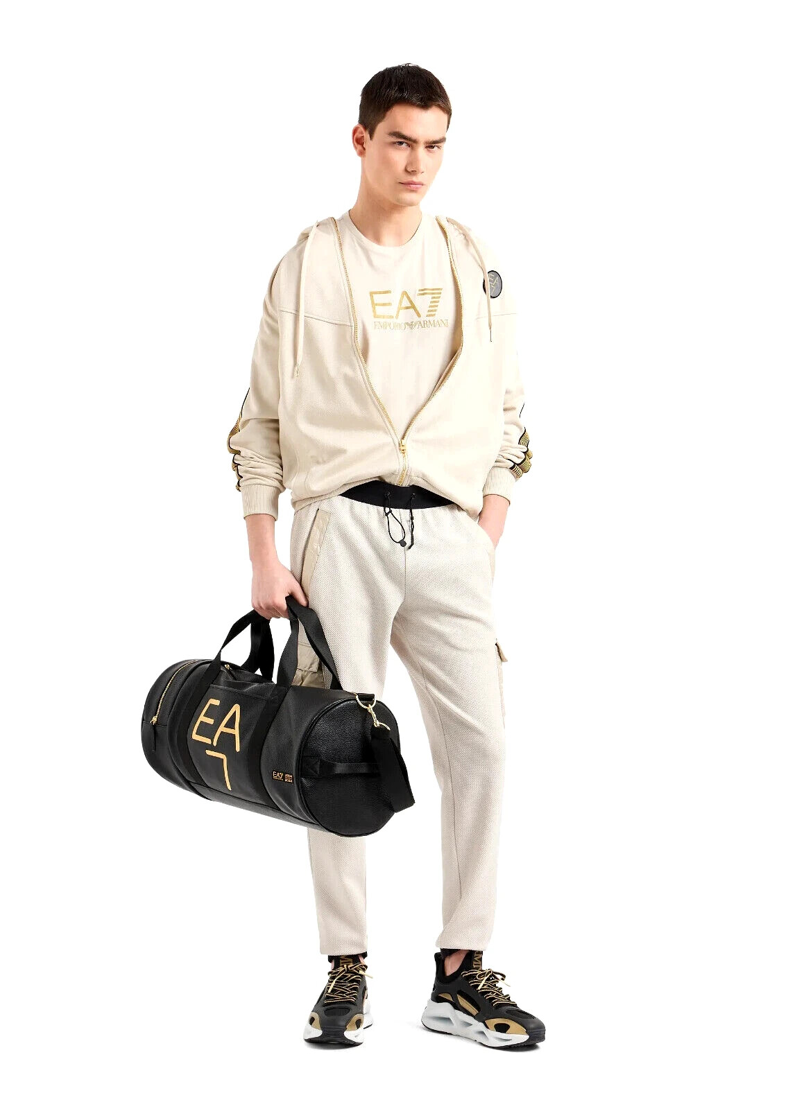 ФУТБОЛКА EMPORIO ARMANI EA7 3DPT08 PJM9Z MAGLIETTA MEZZE MANICHE UOMO 1946 ДОЖДЛИВАЯ 12990₽