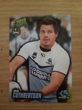 2010 NRL SELECT CHAMPIONS CRONULLA SHARKS ADAM CUTHBERTSON # 42 CARD 