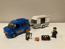 LEGO CITY: Van & Caravan (60117) Complete Set with Manuals No Box