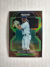 2022 Panini Prizm Draft Picks Black Michael Hobbs