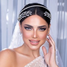 Bridal Wedding Jewelry Hair Accessories Headband Bride Rhinestone Headpiece
