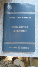1972 Diesel Electric Locomotive Operating Manual Train Railroad Manual GEJ-3856B