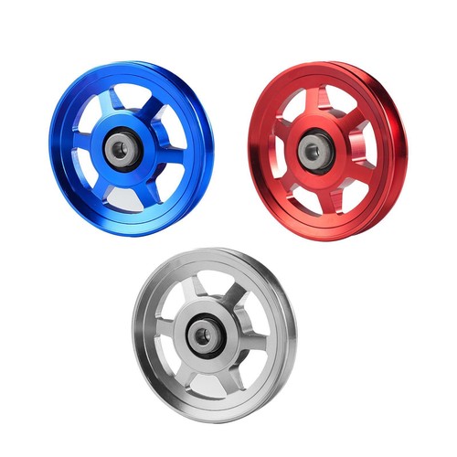 2 Poulies De Gymnastique Tbest – Alliage D'aluminium, 90mm, Rainure 10mm, Pour équipement De Fitness Maison