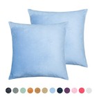Velvet Throw Pillow Covers Set of 2 Sofa Home Decor Cushion Case Easy Care